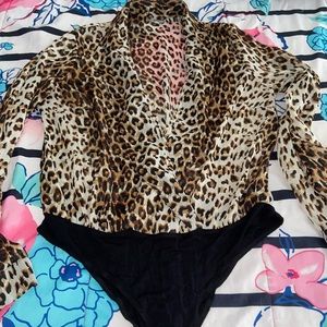Cheetah bodysuit